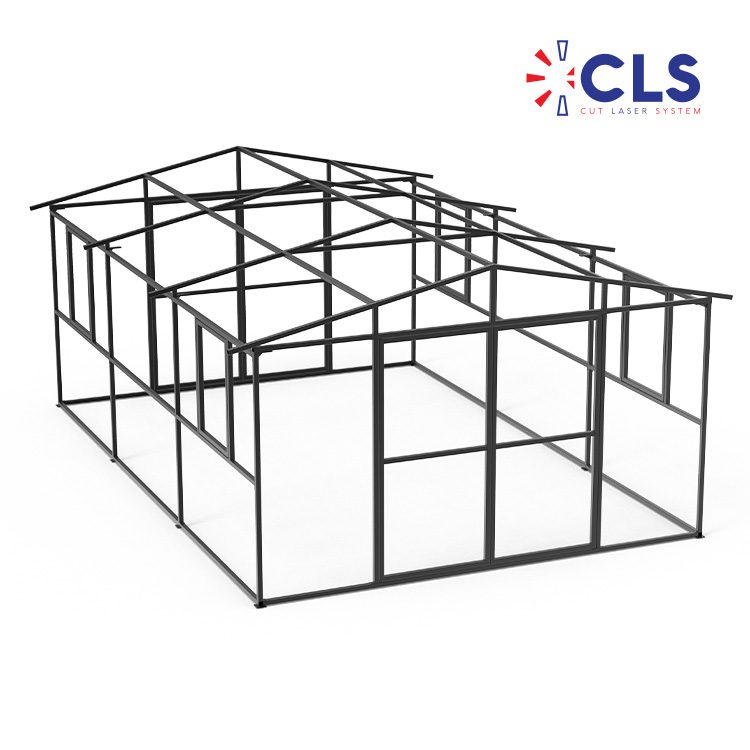 Structure métallique de serre et jardin d'hiver, référence CLS-2605