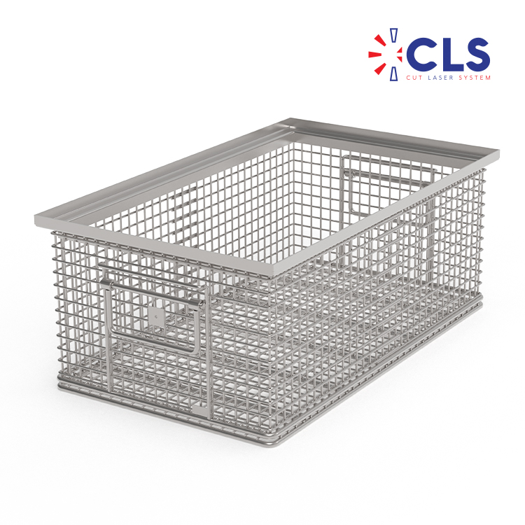 Panier de lavage ultrasonique en acier inoxydable