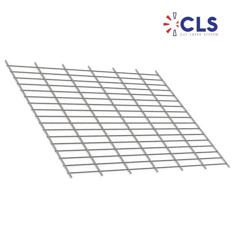 Grilles et plateaux de lavage en inox pour lignes de nettoyage, référence CLS-2412