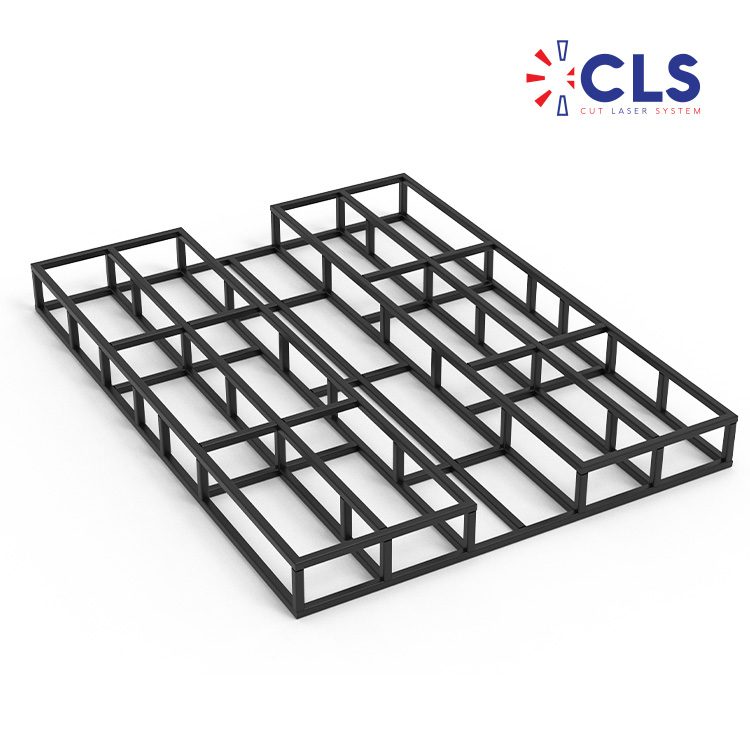 Châssis machine soudé et structure métallique modulaire fabriqués par Cut Laser System